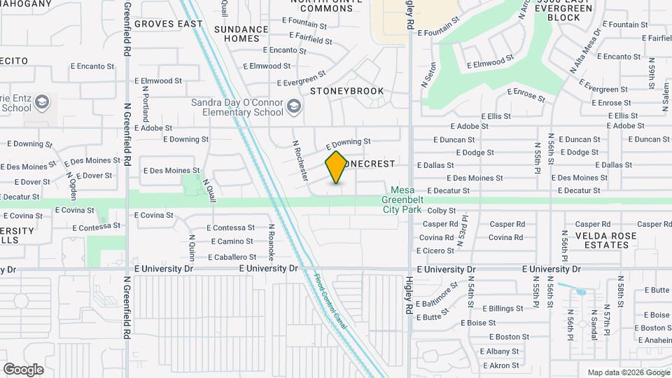 610 N Rosemont Cir Map and Location Details