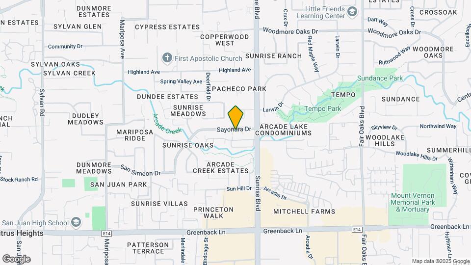6550 Ming Way Map and Location Details