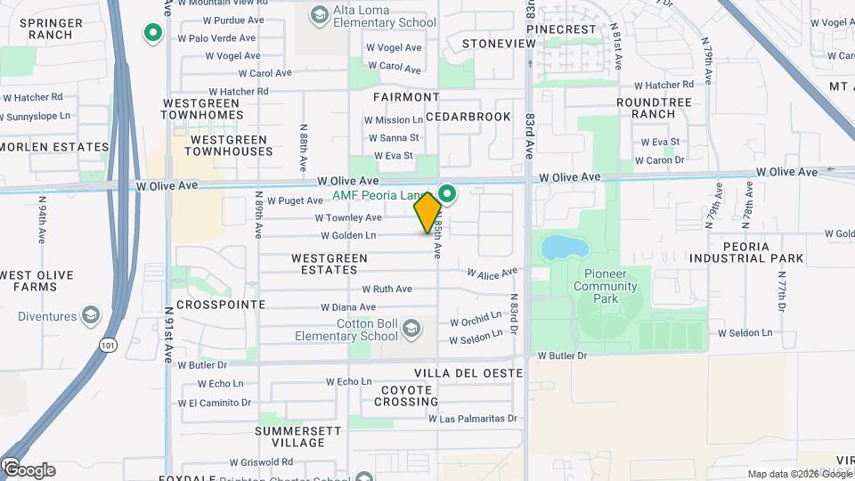 8509 W Golden Ln Mapa y Detalles de la Ubicación