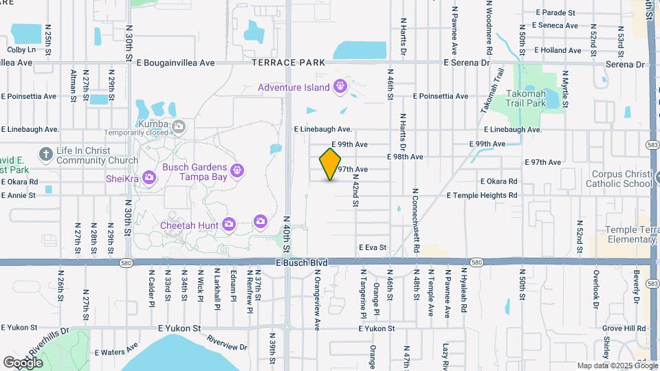 4113 E Okara Rd Map and Location Details