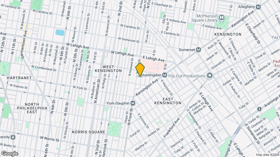 2536 N Lee St Map and Location Details