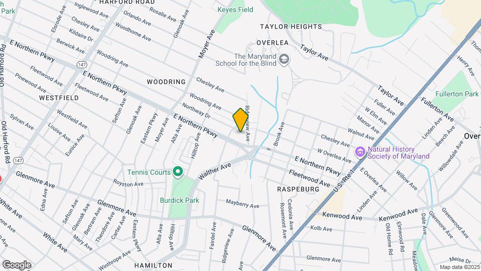 3611 Northway Dr Map and Location Details