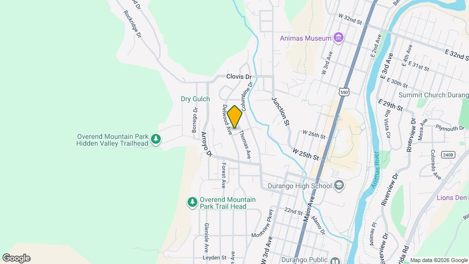 2500 Delwood Ave Map and Location Details