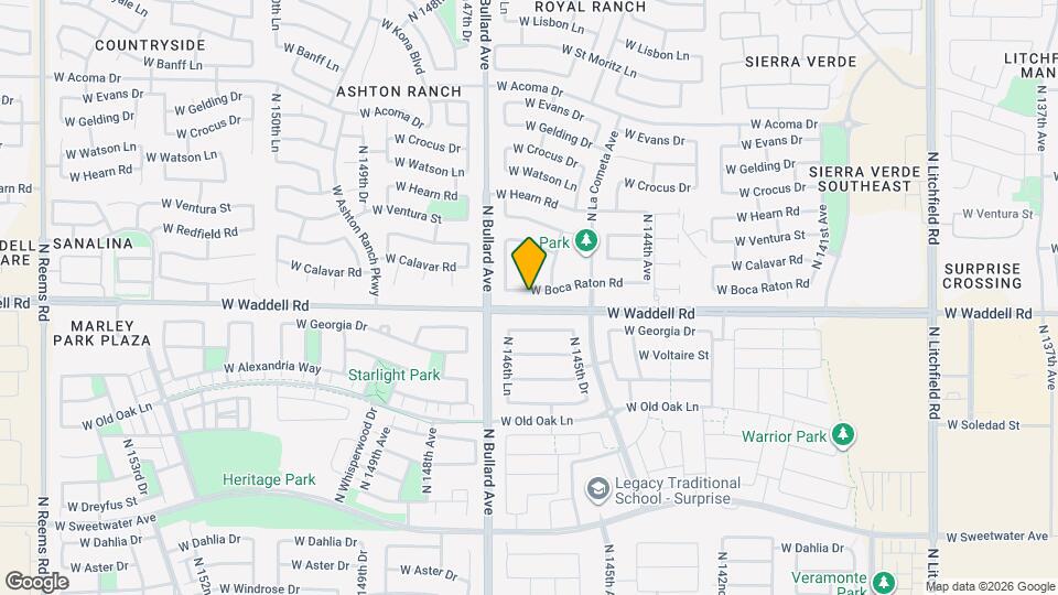 14605 W Boca Raton Rd Map and Location Details