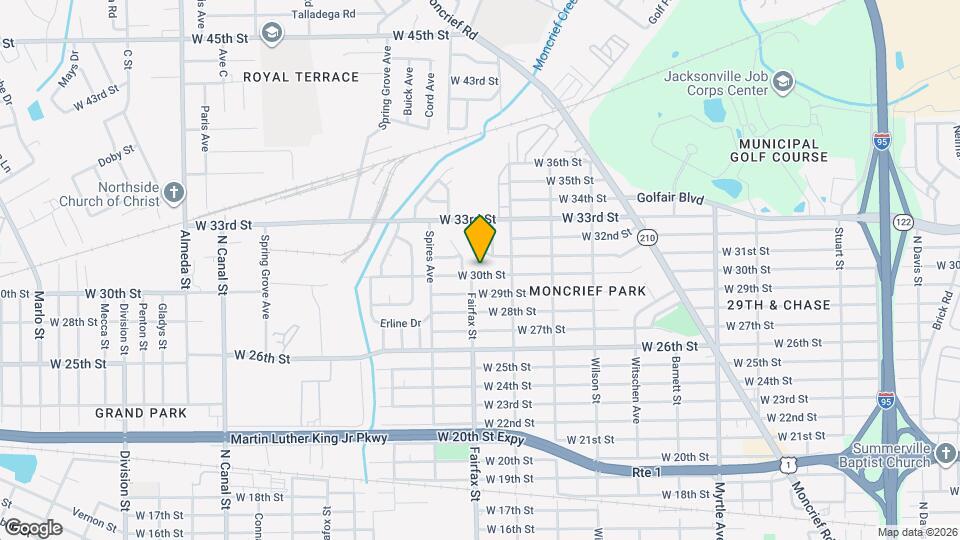 1755 W 30th St Map and Location Details