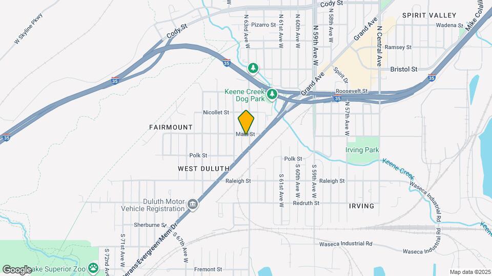 5 S 63rd Ave W Map and Location Details