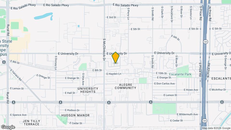 931 S Casitas Dr Map and Location Details