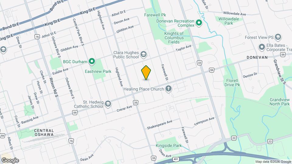 Baldwin Upper Unit Map and Location Details