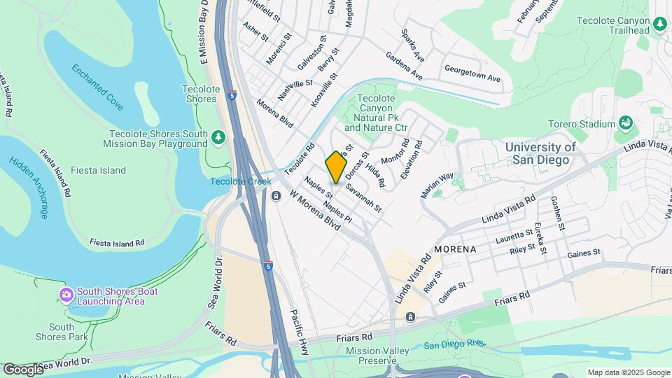 1201-19 Morena Blvd-Unit -1 Map and Location Details