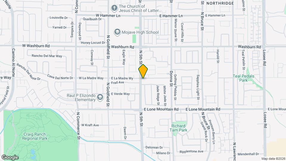 509 E La Madre Wy, Unit 10 - 3180 Map and Location Details