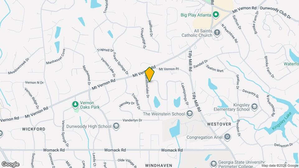 5179 Meadowlake Dr Map and Location Details