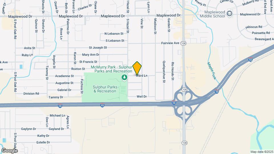 401 Ward Ln Map and Location Details