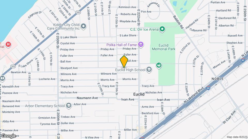 21750 Westport Ave Map and Location Details