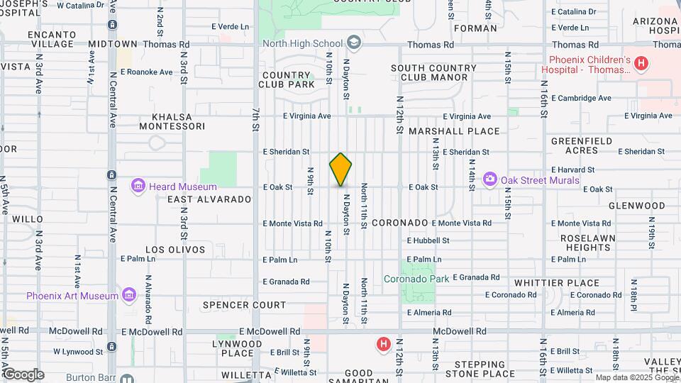 Coronado Mid-Mod 8 Unit Map and Location Details