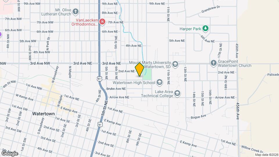 735 C Ave NE Map and Location Details