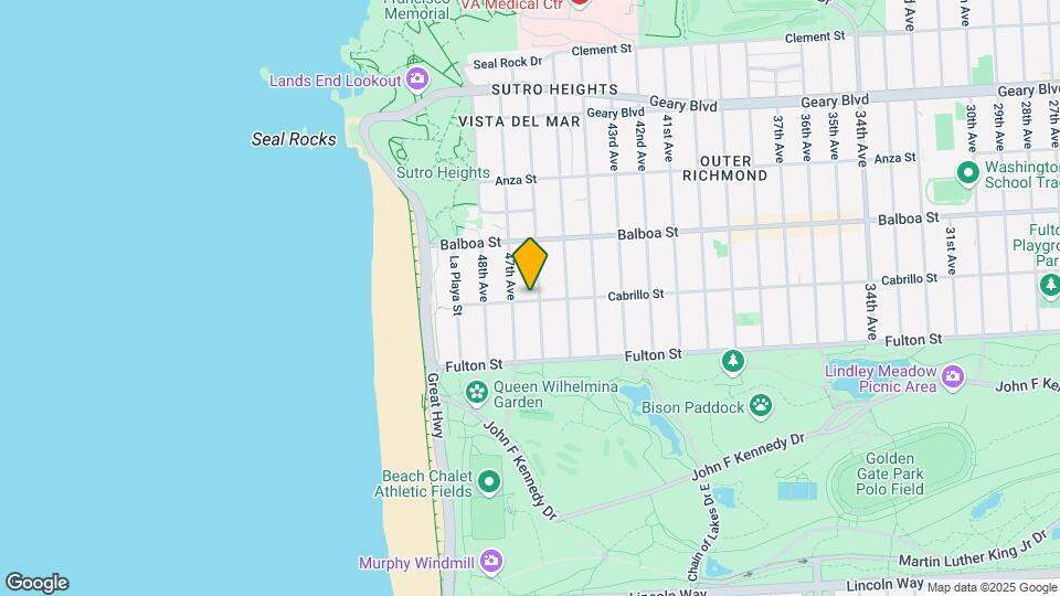 4500 Cabrillo St Map and Location Details