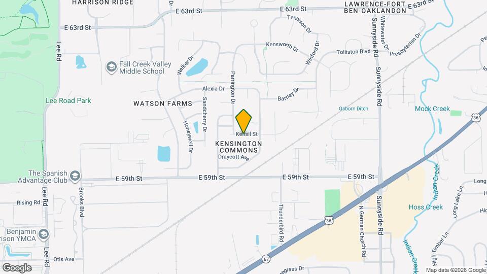 10343 Kensil St Map and Location Details