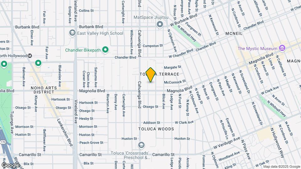 5222 Auckland Ave Mapa y Detalles de la Ubicación