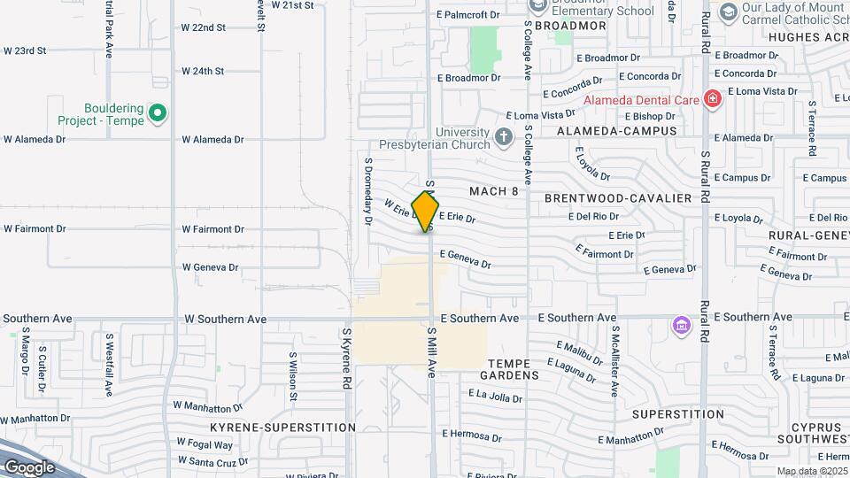 1 W Fairmont Dr Map and Location Details