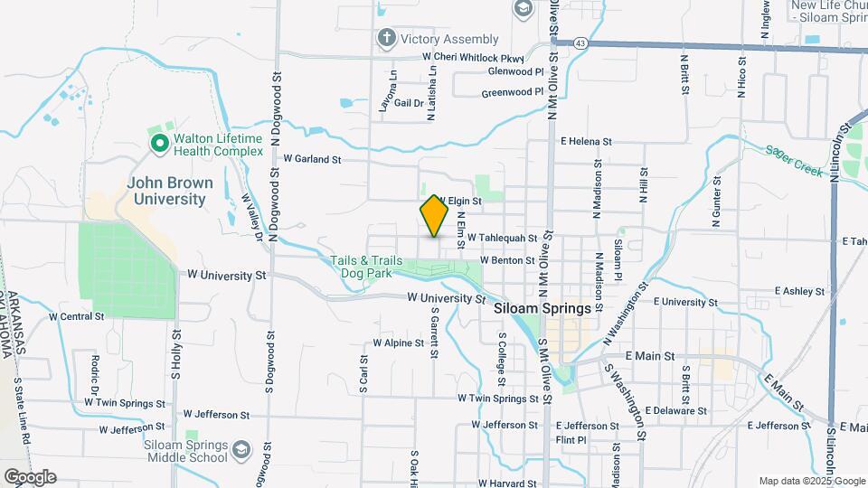460 N Garrett St Map and Location Details