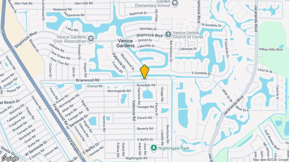 558 Briarwood Rd Map and Location Details