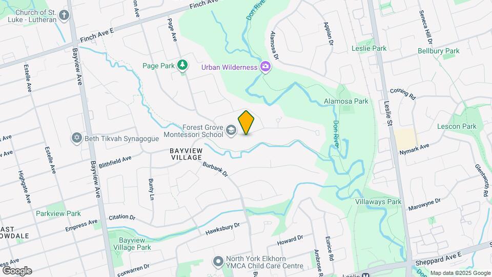 53 Forest Grove Dr Map and Location Details