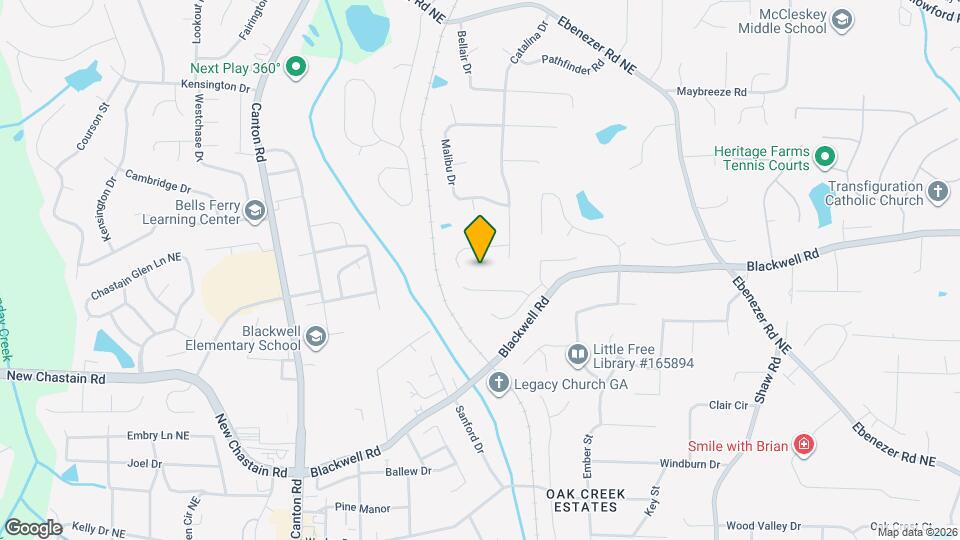 3666 Lakewood Ct Map and Location Details