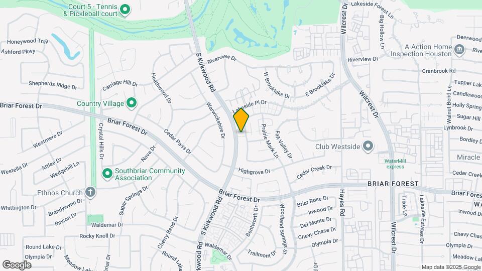 1643 S Kirkwood Rd Map and Location Details