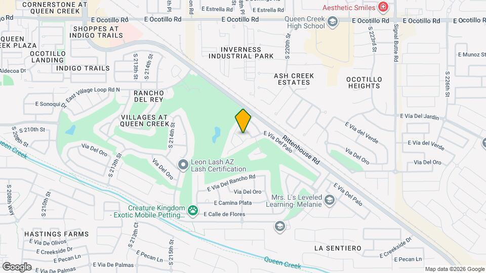 21870 E Gold Canyon Dr Mapa y Detalles de la Ubicación