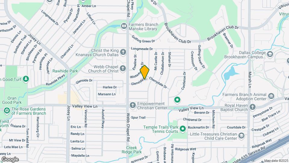 13370 Glenside Dr Map and Location Details