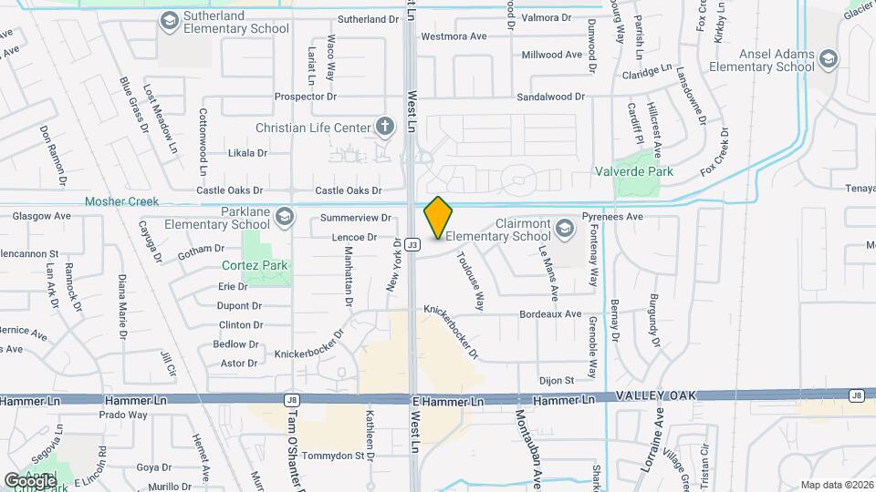 1537 Pyrenees Ave Map and Location Details