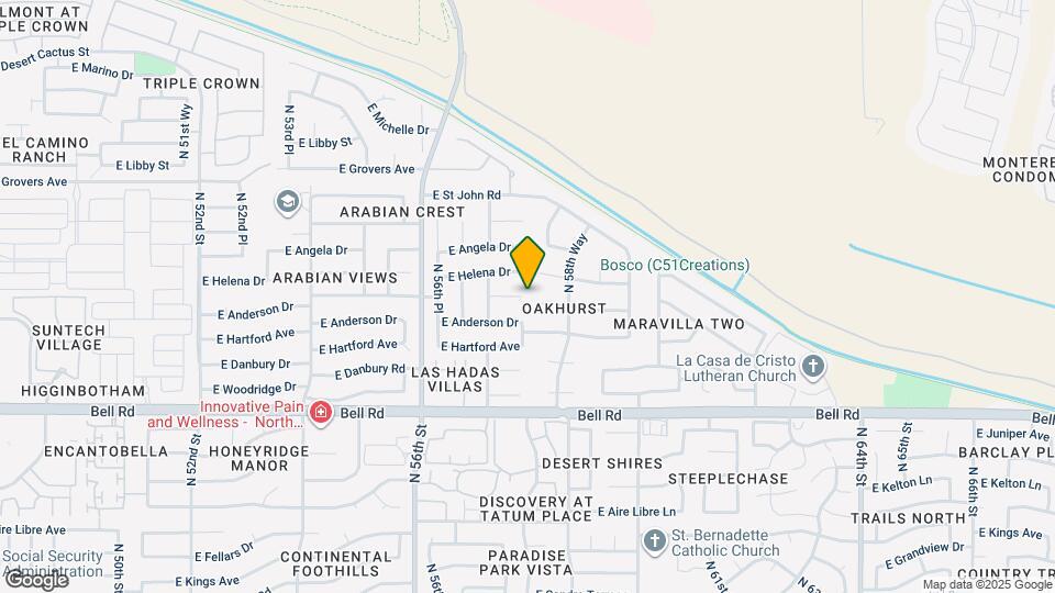 5735 E Campo Bello Dr Map and Location Details