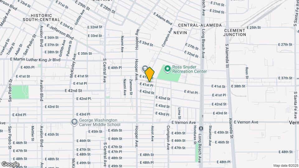 1351 E 41st Pl, Unit 1351 1.25 Map and Location Details
