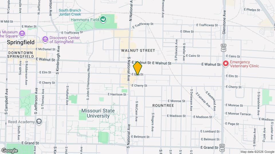 1234 E Elm St, Unit 1242 Mapa y Detalles de la Ubicación