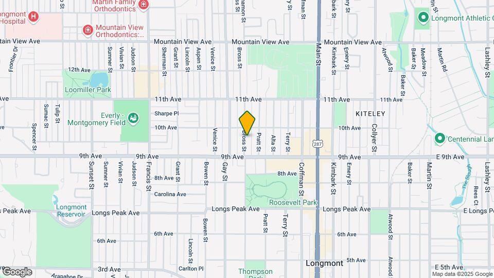 932 Bross St Map and Location Details