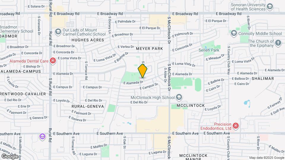 1530 E Alameda Dr Map and Location Details