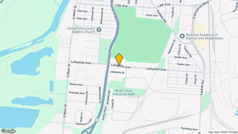 922 Lafayette Ave Map and Location Details