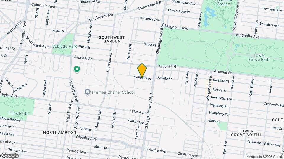 4946 Kemper Ave Map and Location Details