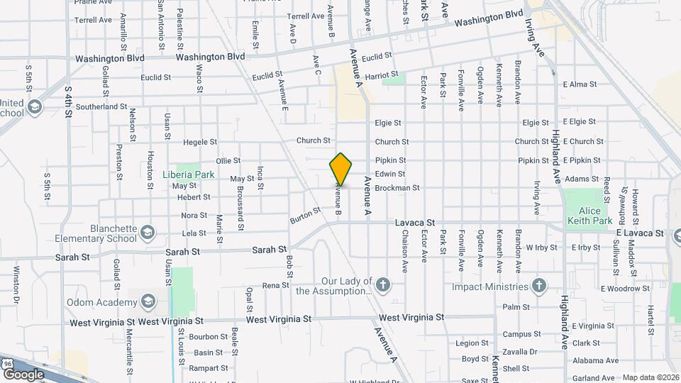 1491 Brockman St Map and Location Details