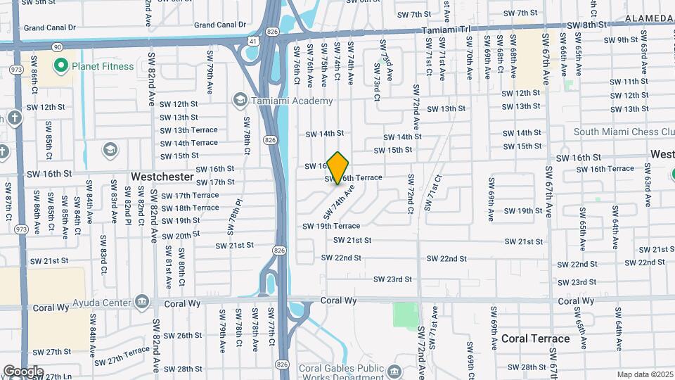 1721 SW 75th Avenue Rd Map and Location Details