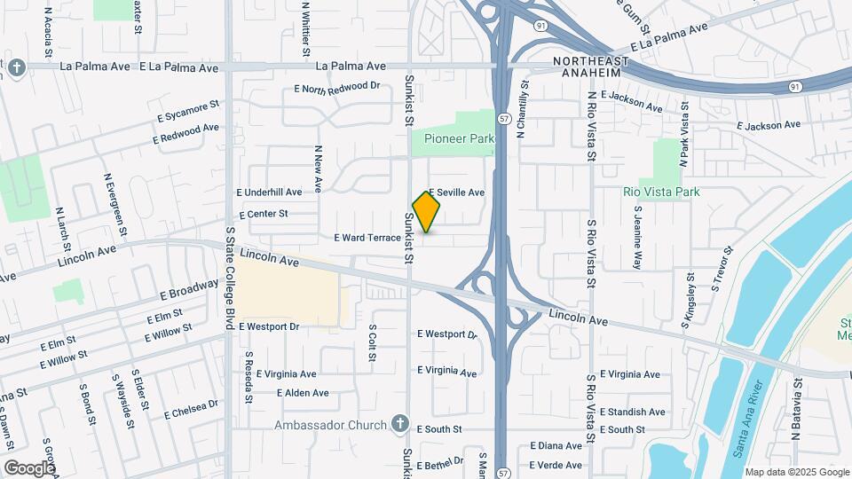 2507 E Ward Terr. Mapa y Detalles de la Ubicación