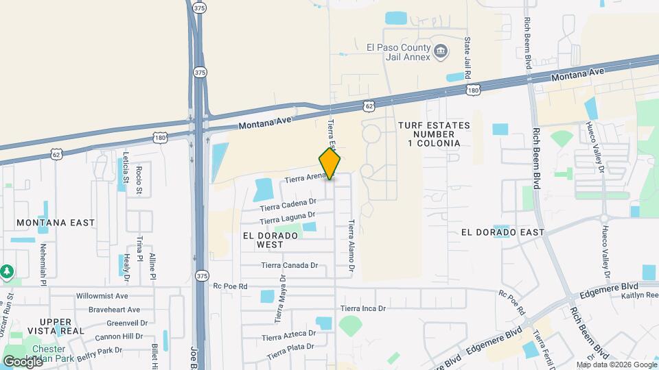 3920 Tierra Marfil Rd Map and Location Details