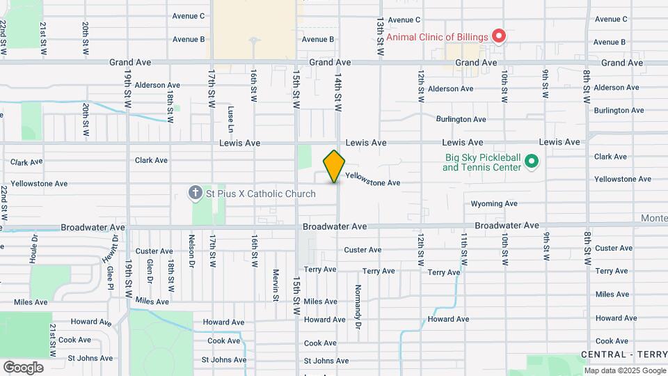 1404 Yellowstone Ave Mapa y Detalles de la Ubicación