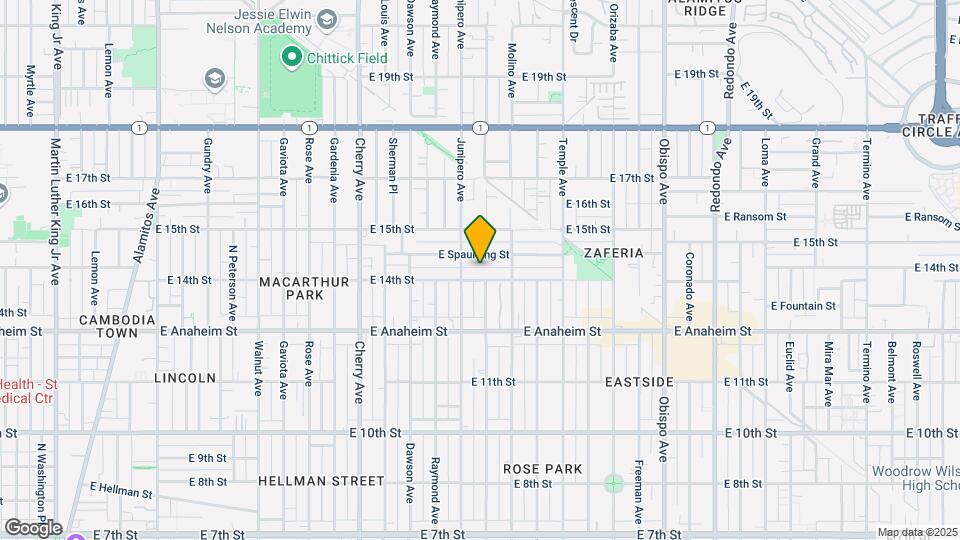 2435 E 14th St Map and Location Details