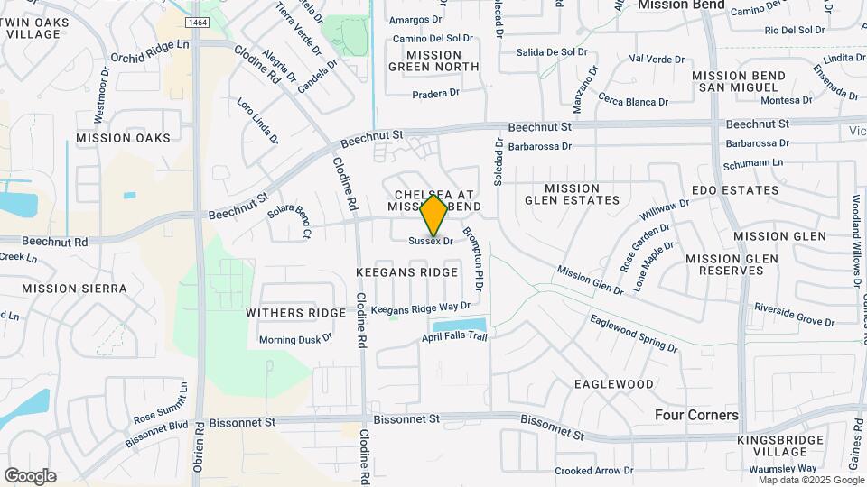 16707 Sussex Dr Map and Location Details