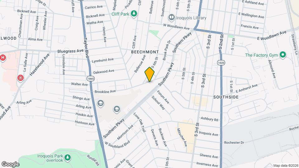 730 Brookline Ave Mapa y Detalles de la Ubicación