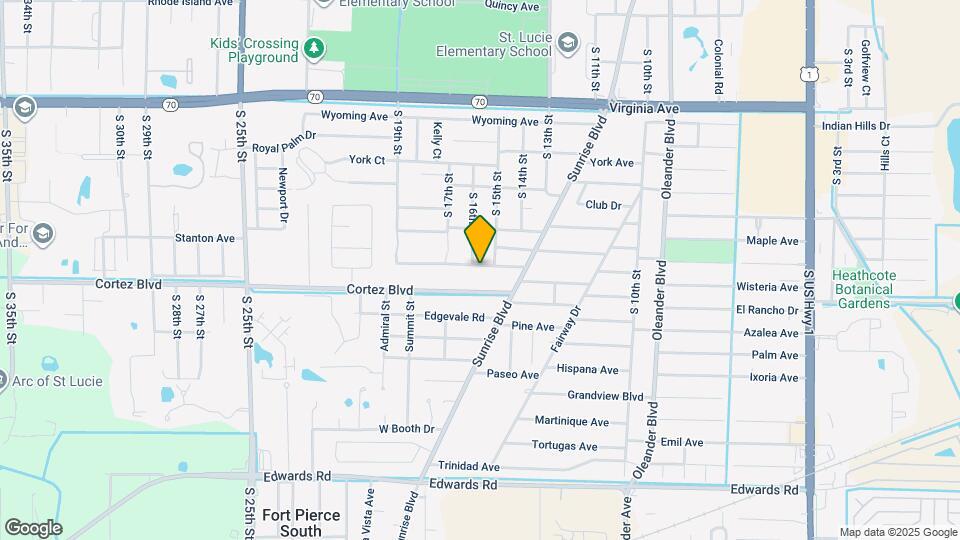 1507 Coronado Ave Map and Location Details