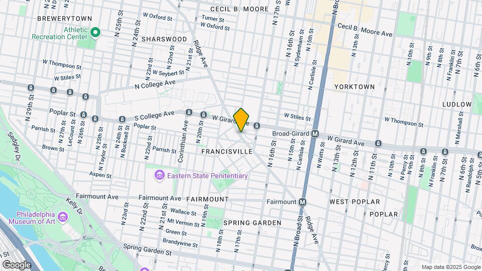 1733 Ridge Ave, Unit R3 Map and Location Details