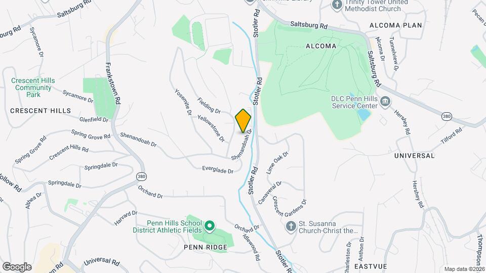 337 Shenandoah Dr Map and Location Details