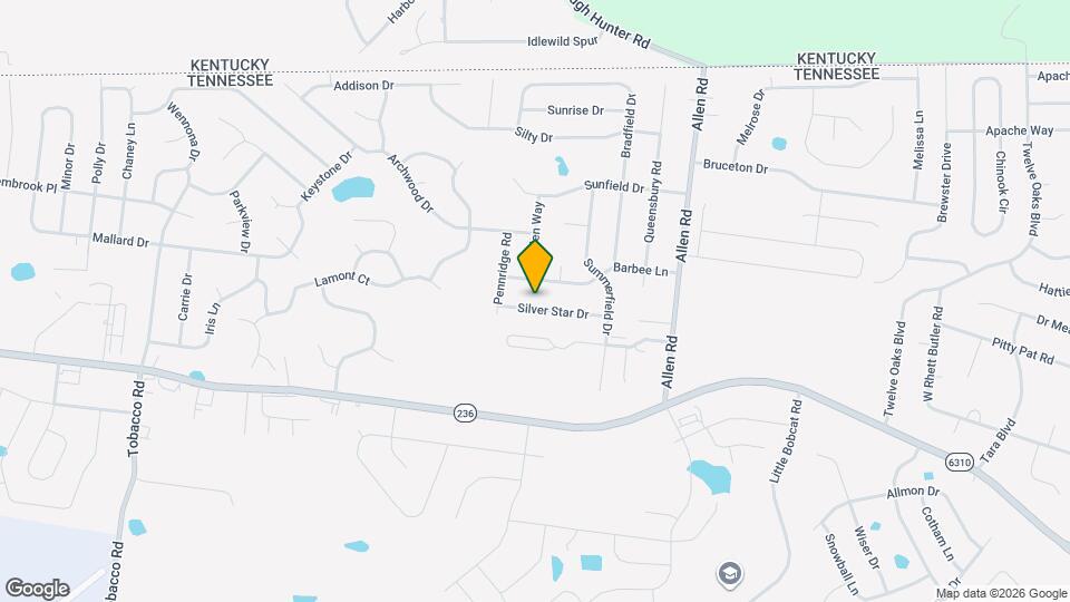 1261 Silver Star Dr Map and Location Details